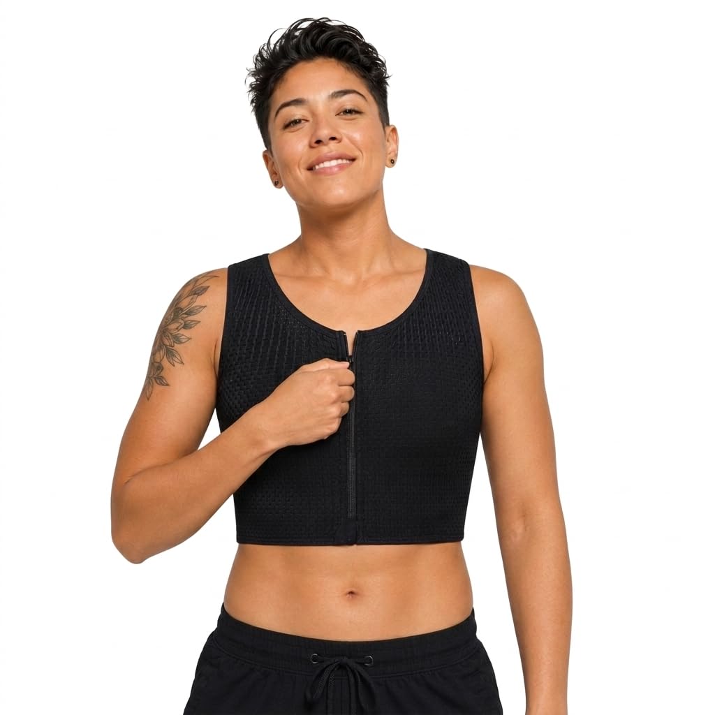 LGBT UNICORNS Zip Up Chest Binder for Trans