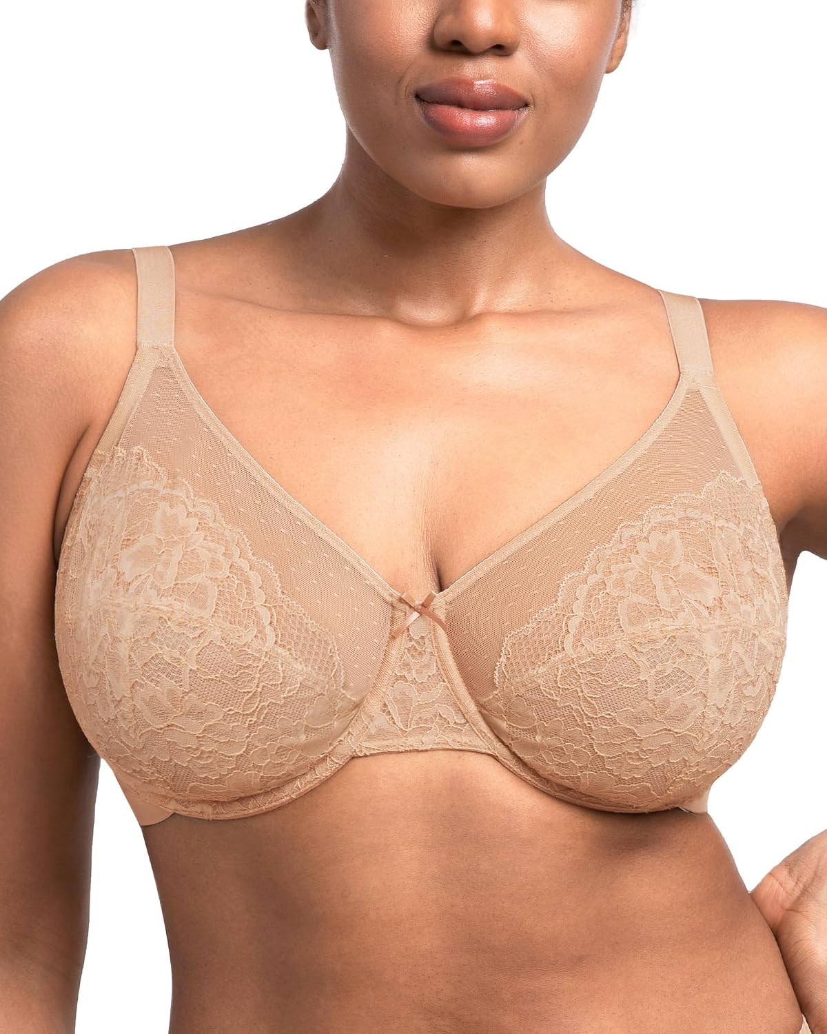 HSIA Enchante Lace Minimizer Bra for Women — image 4