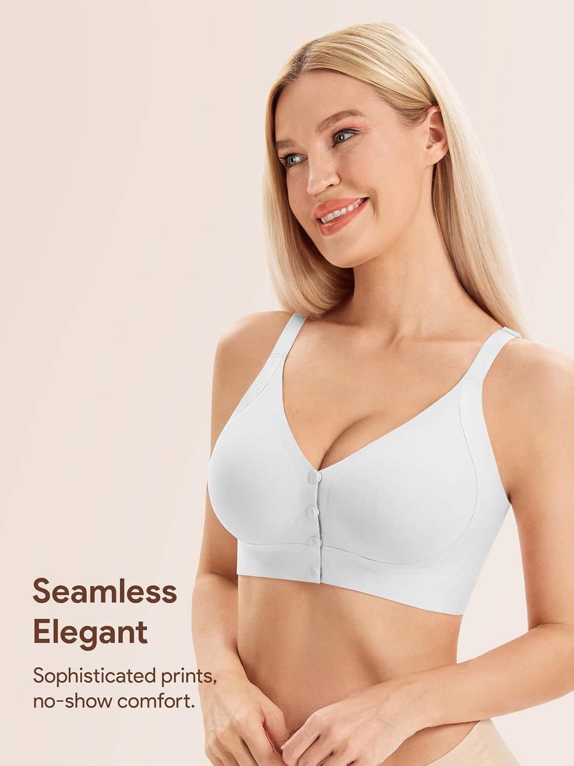 Angelhood Seamless Front Closure Wireless Bra — image 2