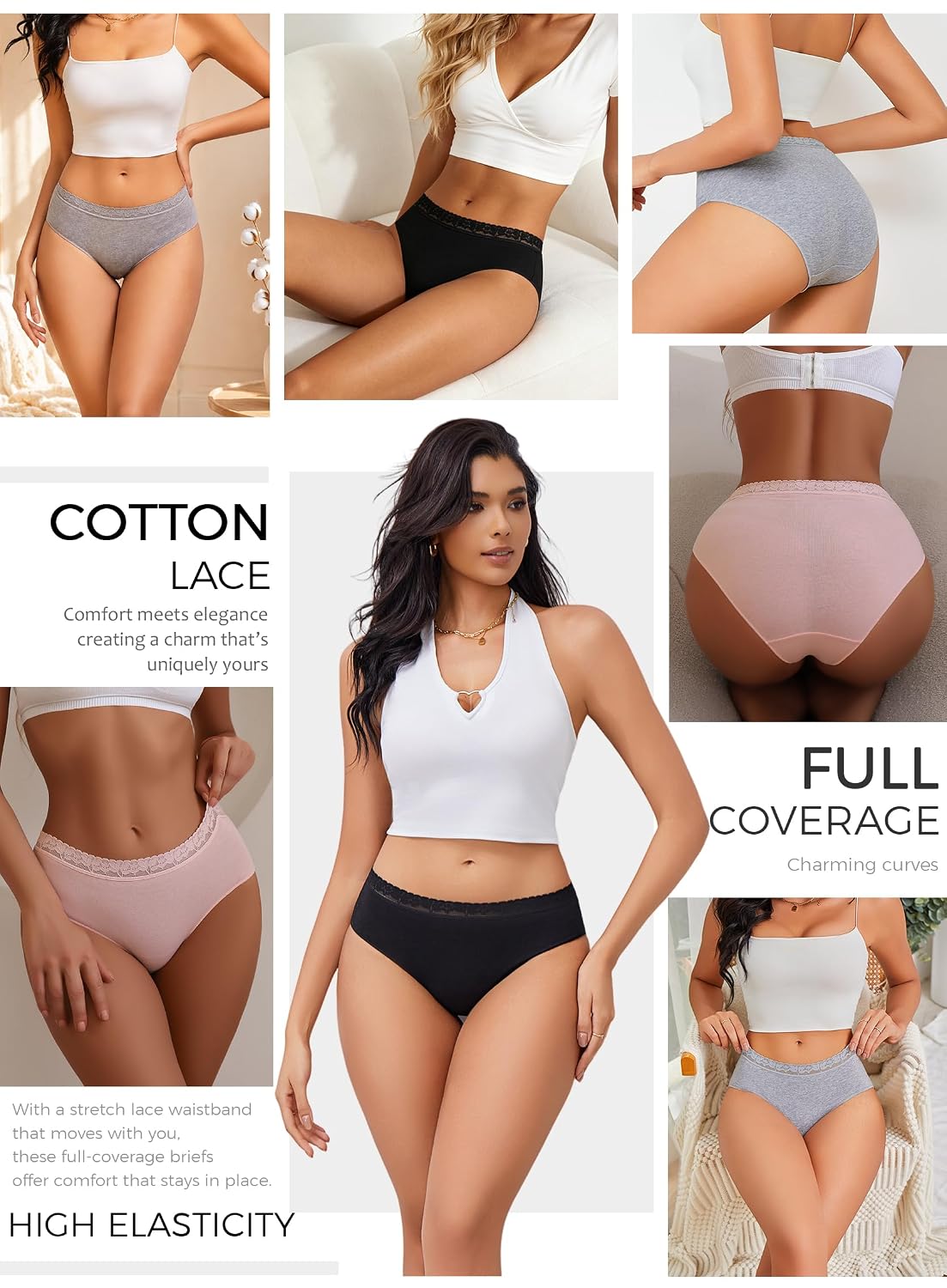 READY TO LOVE Cotton Bikini Panties 6-Pack — image 6