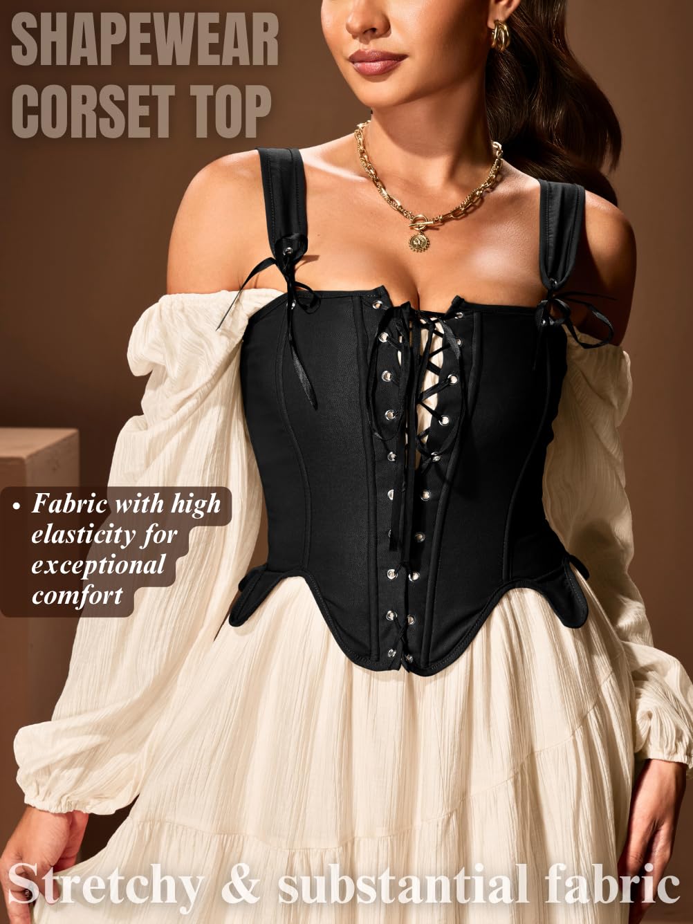 ChiaoLezhee Plus Stretchy Corset Bustier — image 2