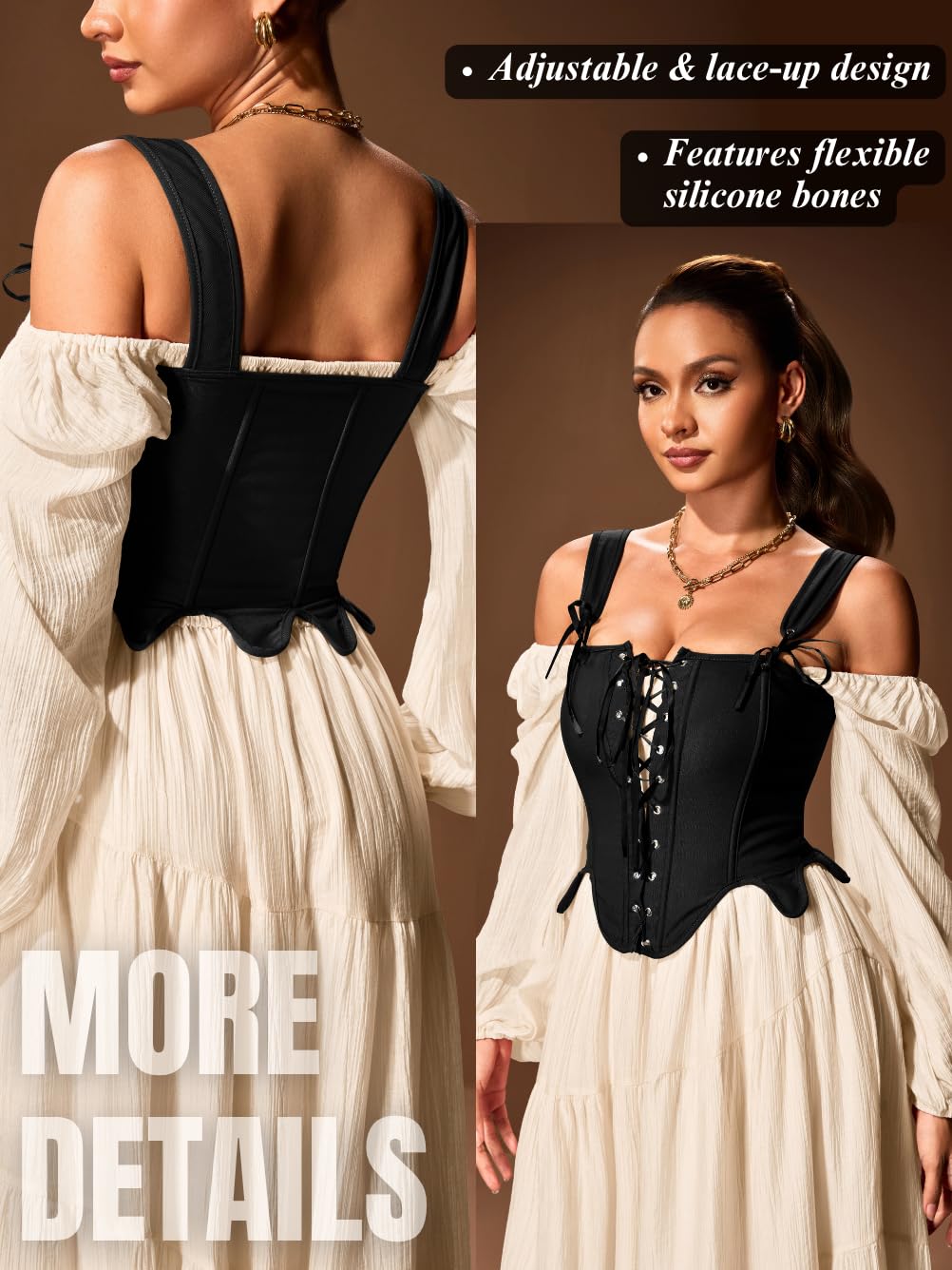 ChiaoLezhee Plus Stretchy Corset Bustier — image 3