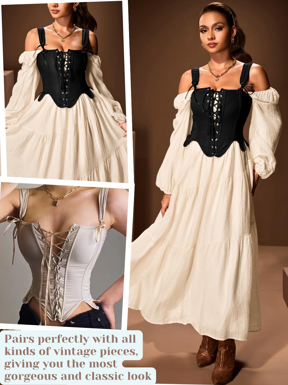 ChiaoLezhee Plus Stretchy Corset Bustier — image 5