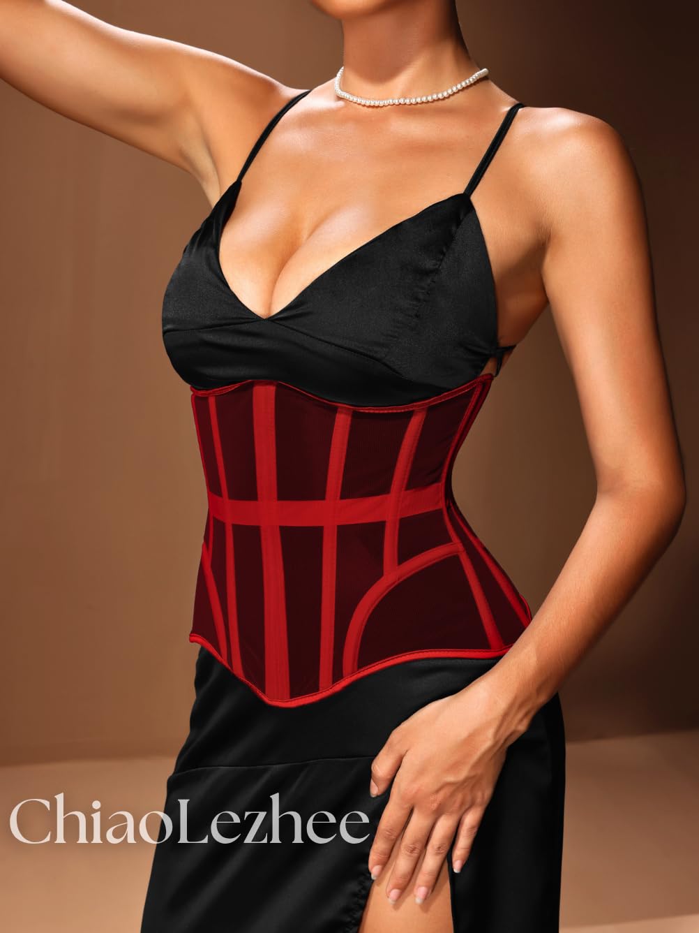 ChiaoLezhee Sheer Mesh Underbust Corset — image 7
