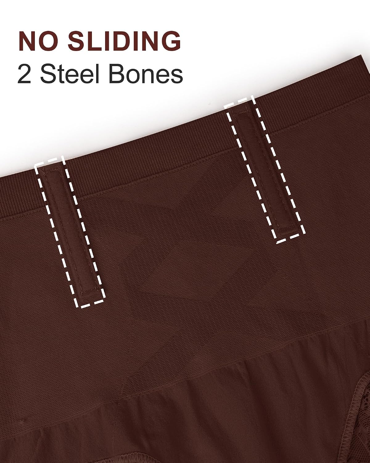 MIOTAN Women's High Waisted Lace Briefs 4 Pack — image 5