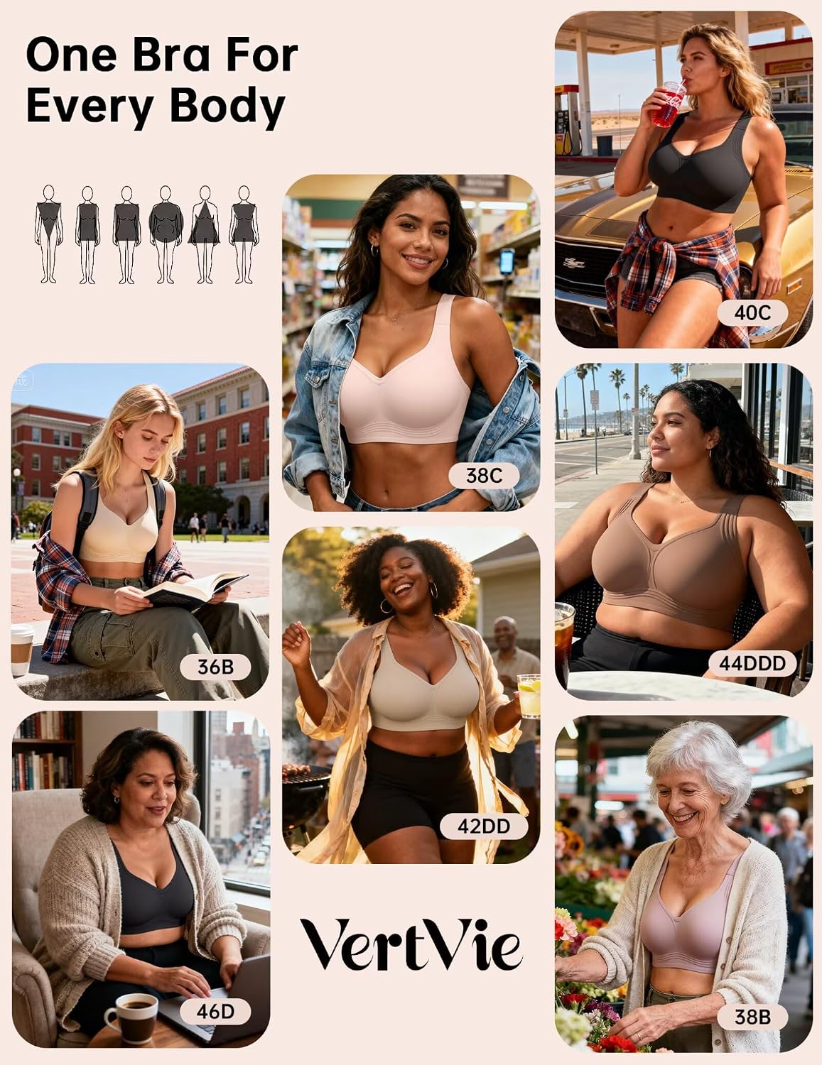Vertvie Jelly Bra for Women — image 5