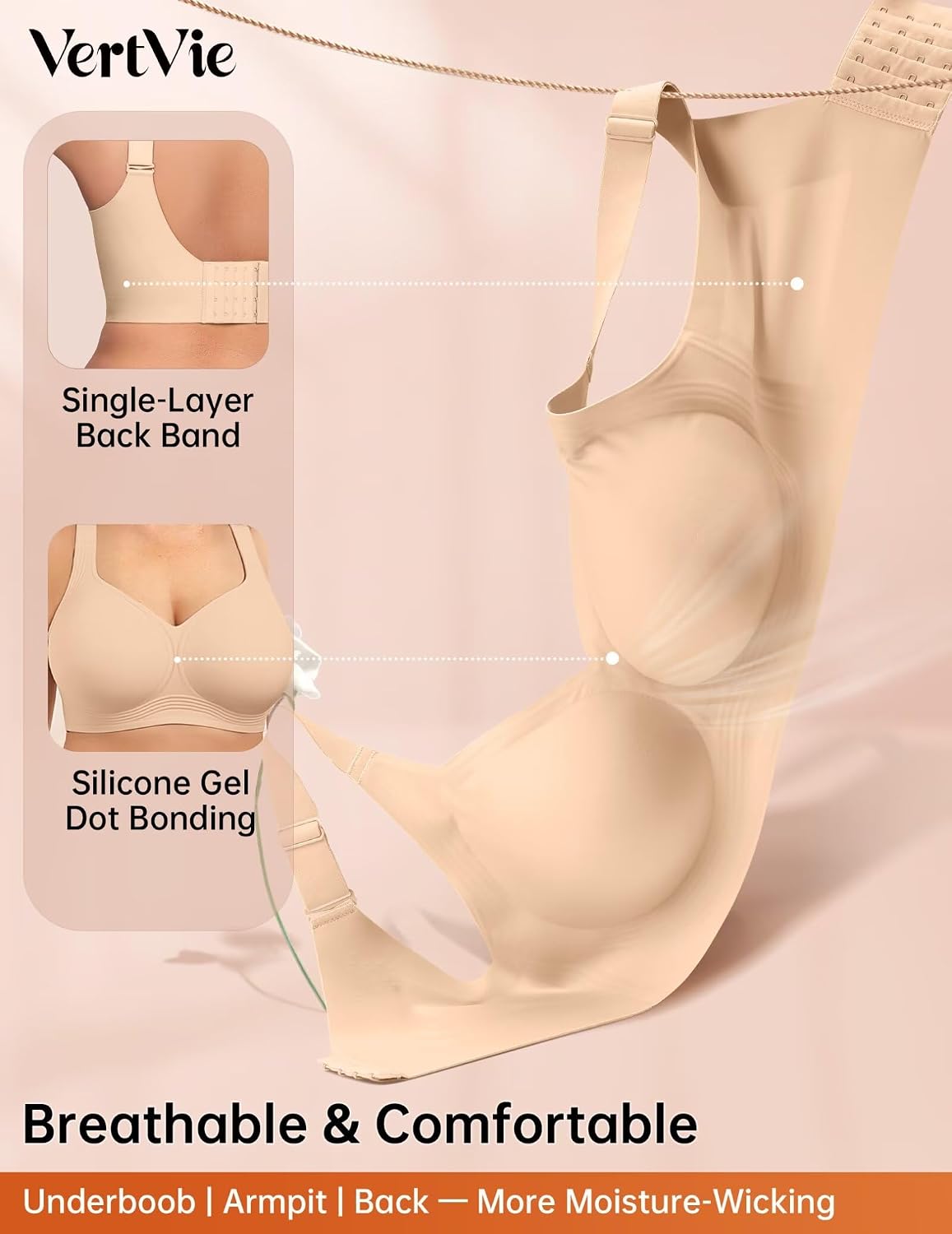 Vertvie Jelly Bra for Women — image 7