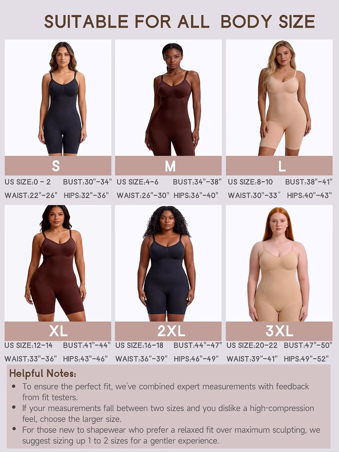 Tupirel Full Body Shapewear Bodysuit for Women — image 7