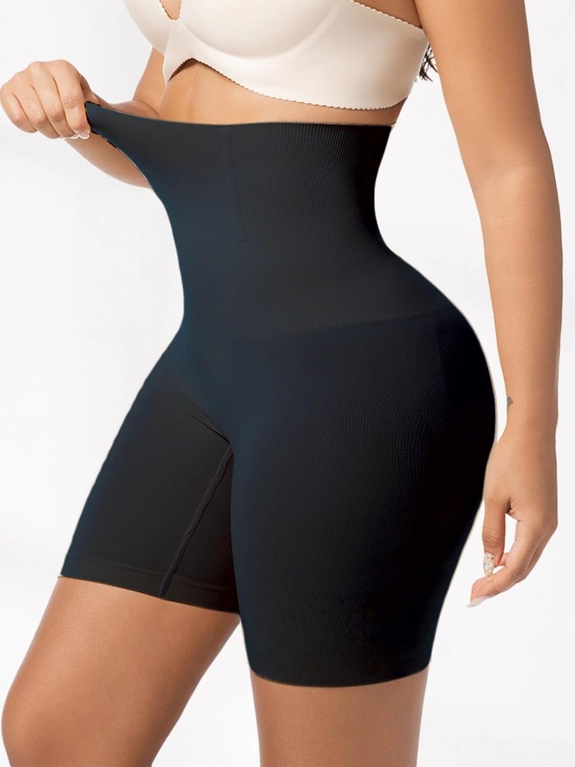 High Waisted Tummy Control Body Shaper Shorts