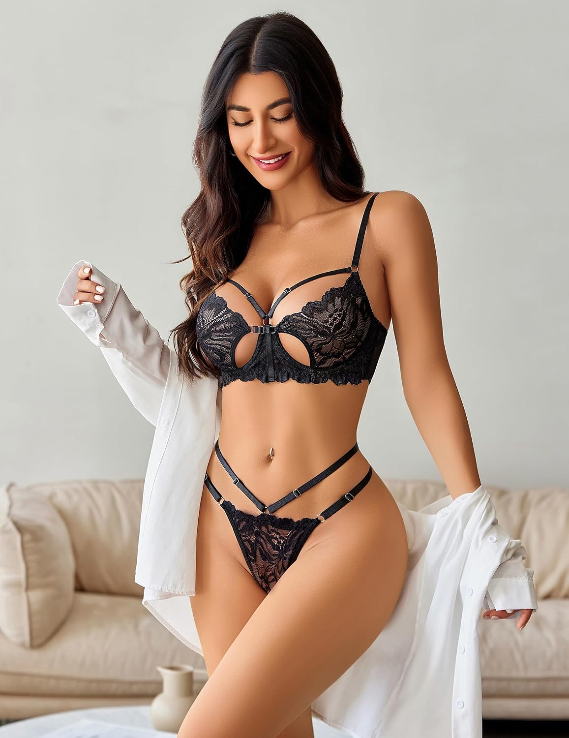 Avidlove Underwire Lace Lingerie Set — image 2