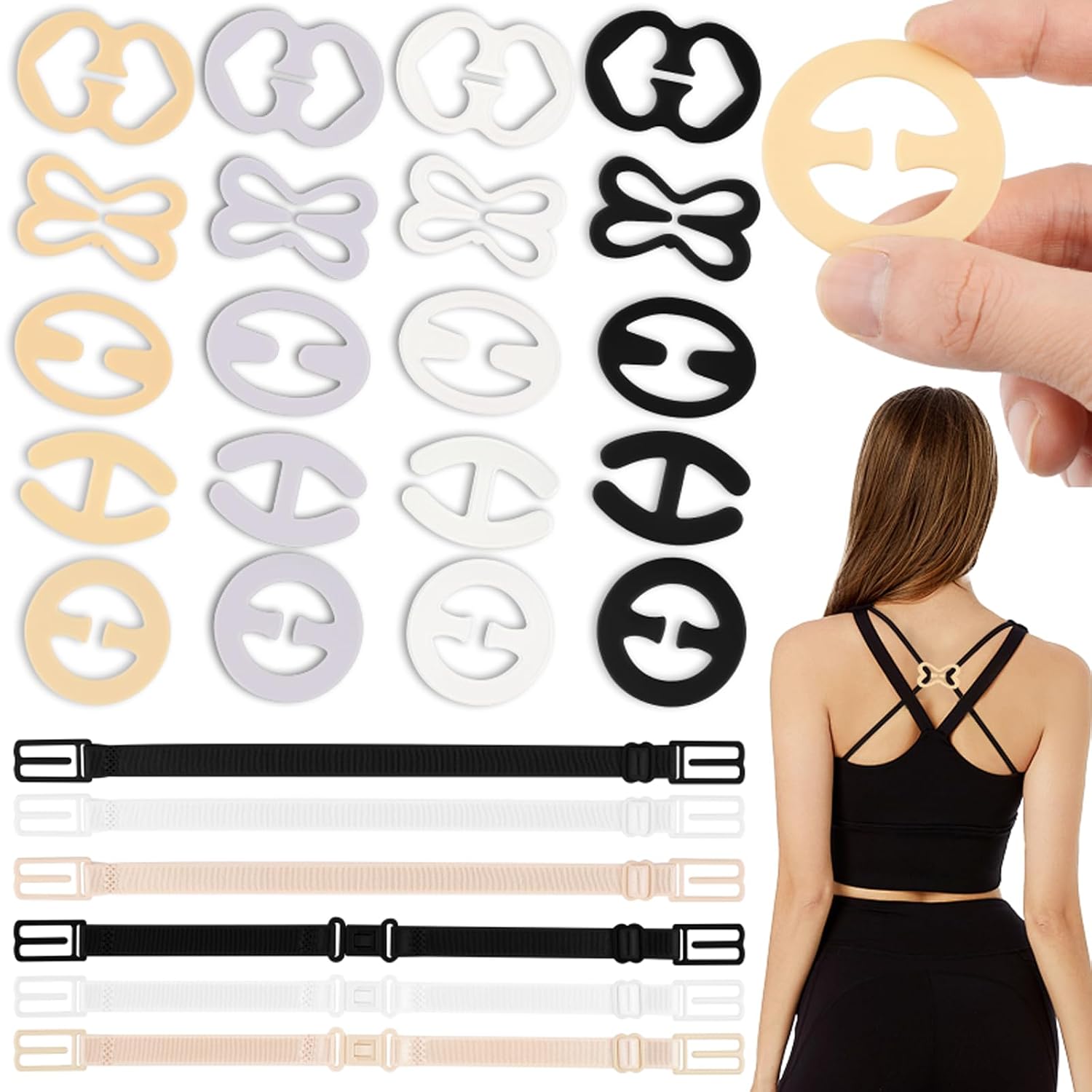 Okxiri Bra Strap Clips for Slipping Straps