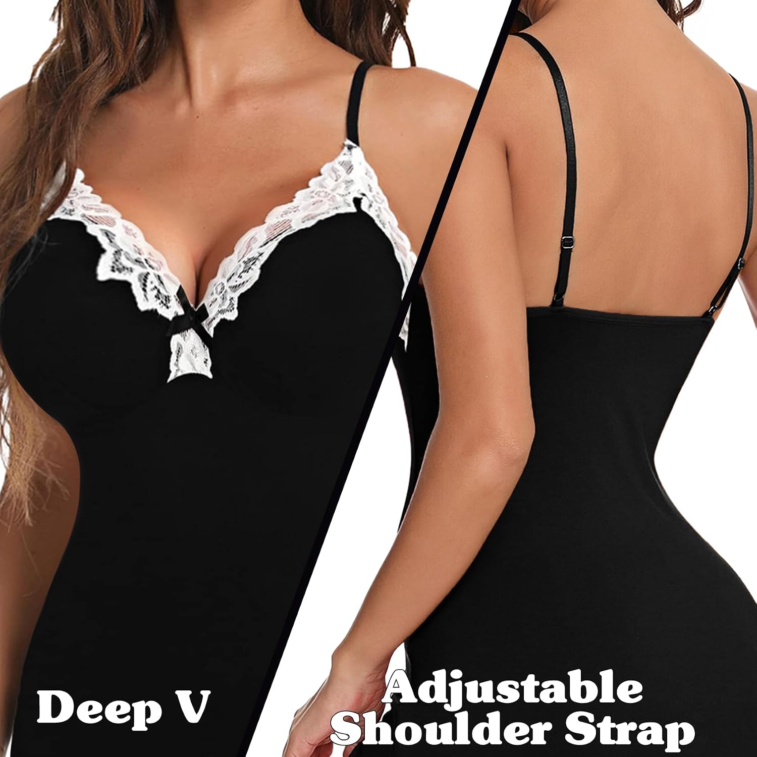 Famstar Lace Babydoll Chemise for Women — image 3