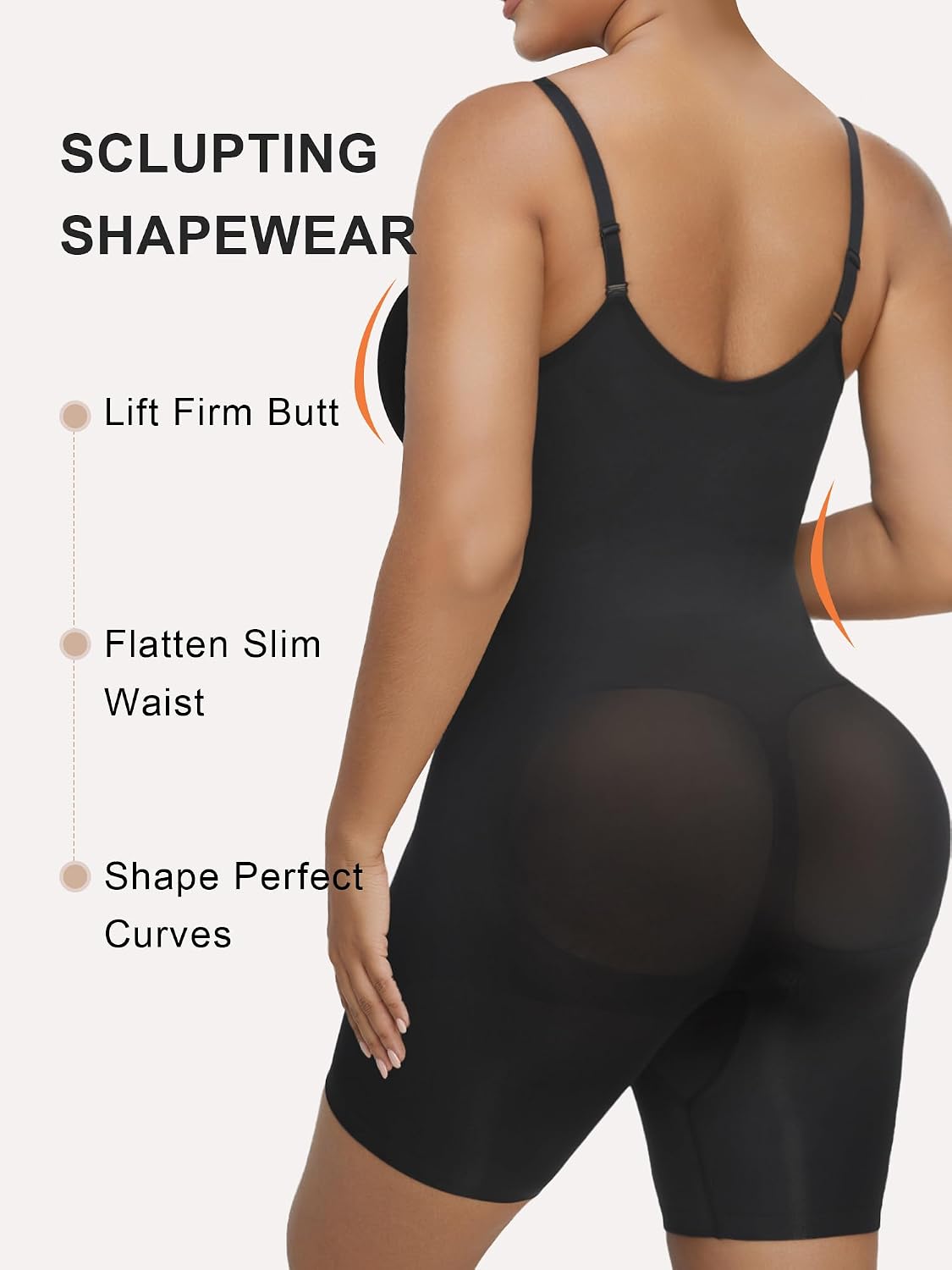 SHAPERX Seamless Zip-Up Tummy Control Bodysuit — image 2