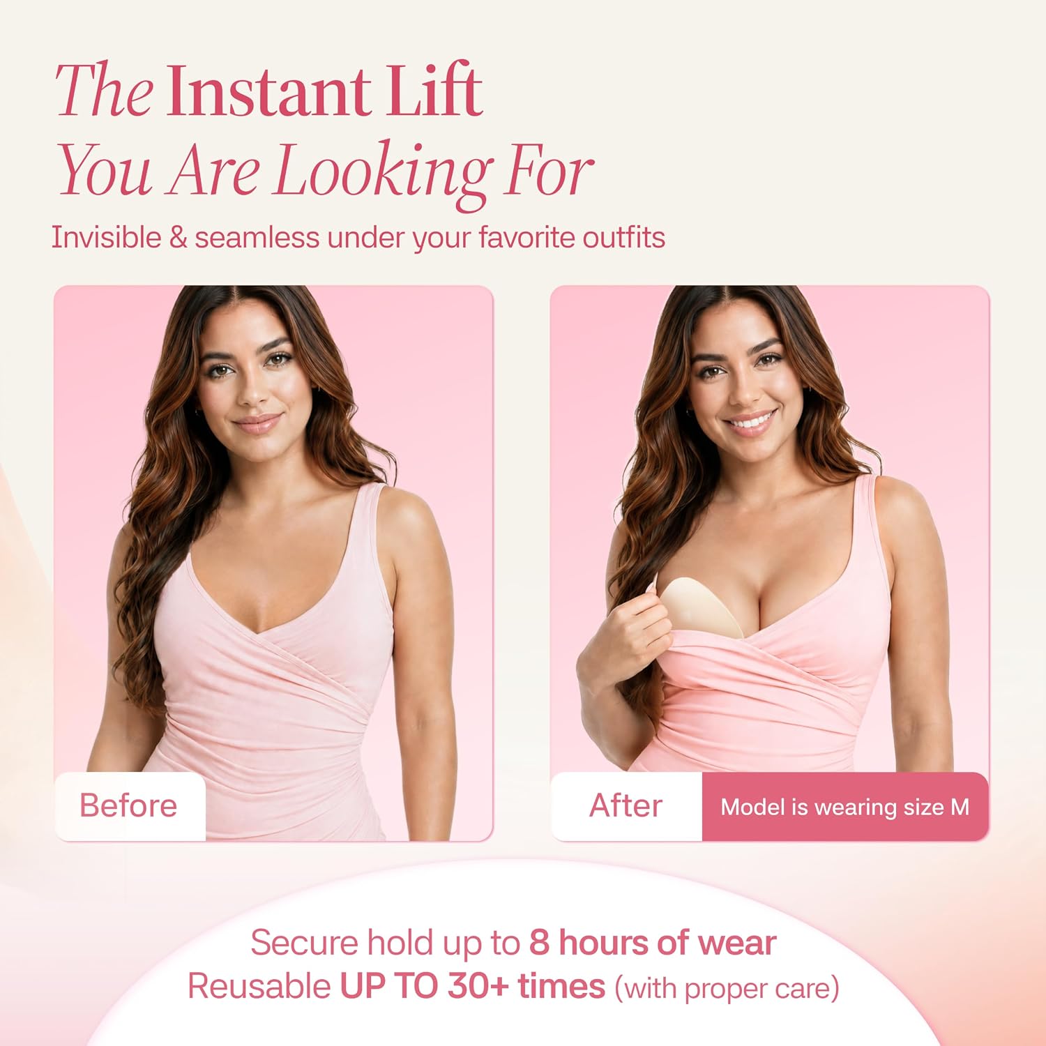 Muse Saga Push Up Sticky Bra Inserts — image 3