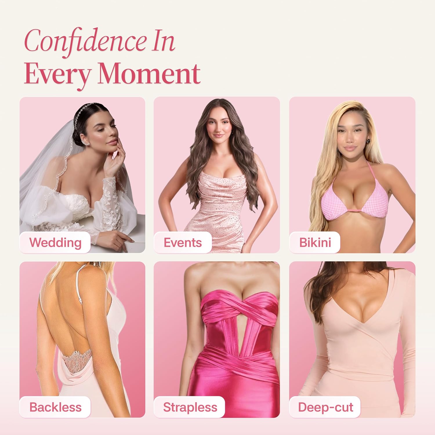 Muse Saga Push Up Sticky Bra Inserts — image 6
