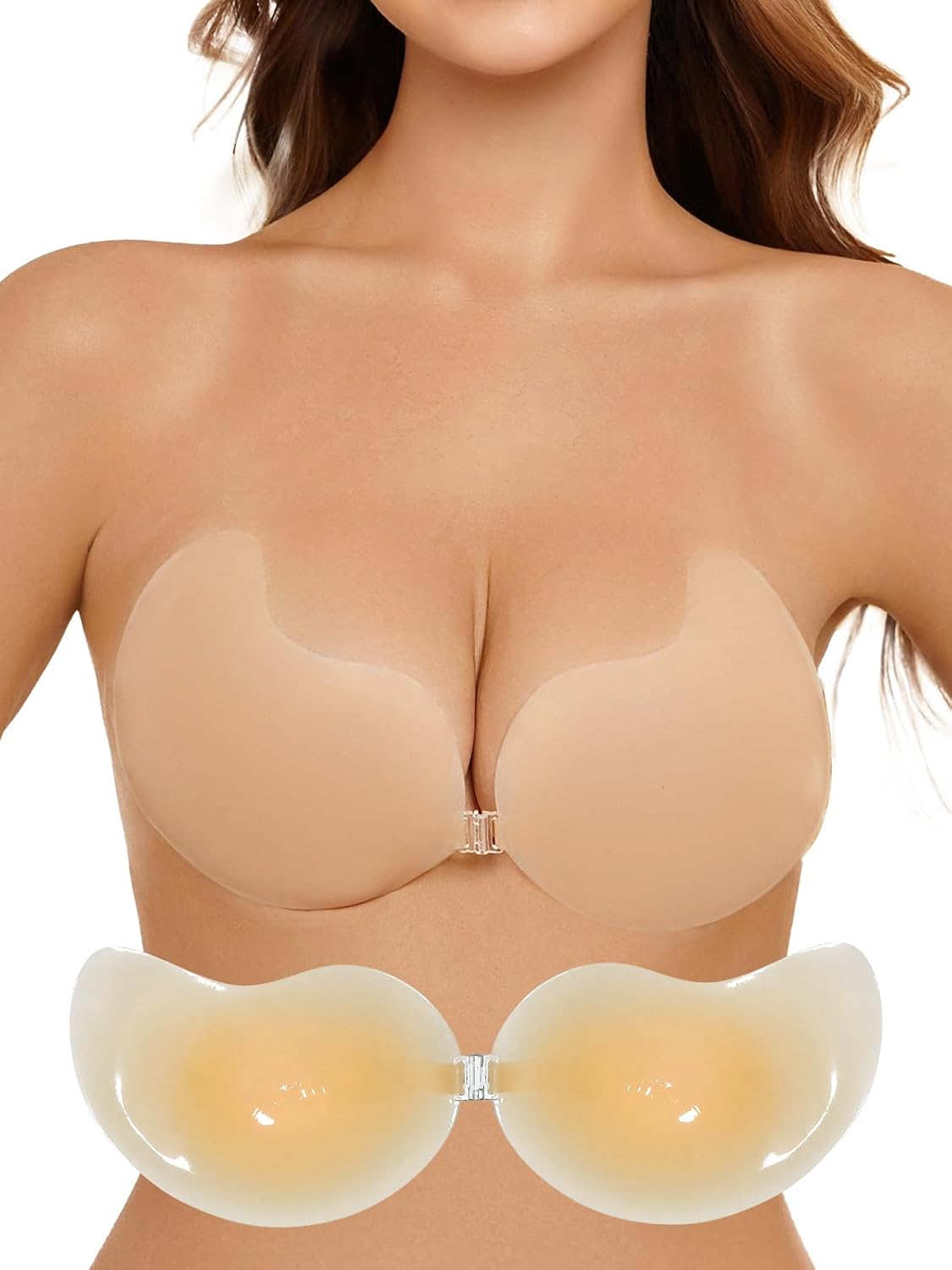 Rosefly Silicone Sticky Push Up Bra for Women