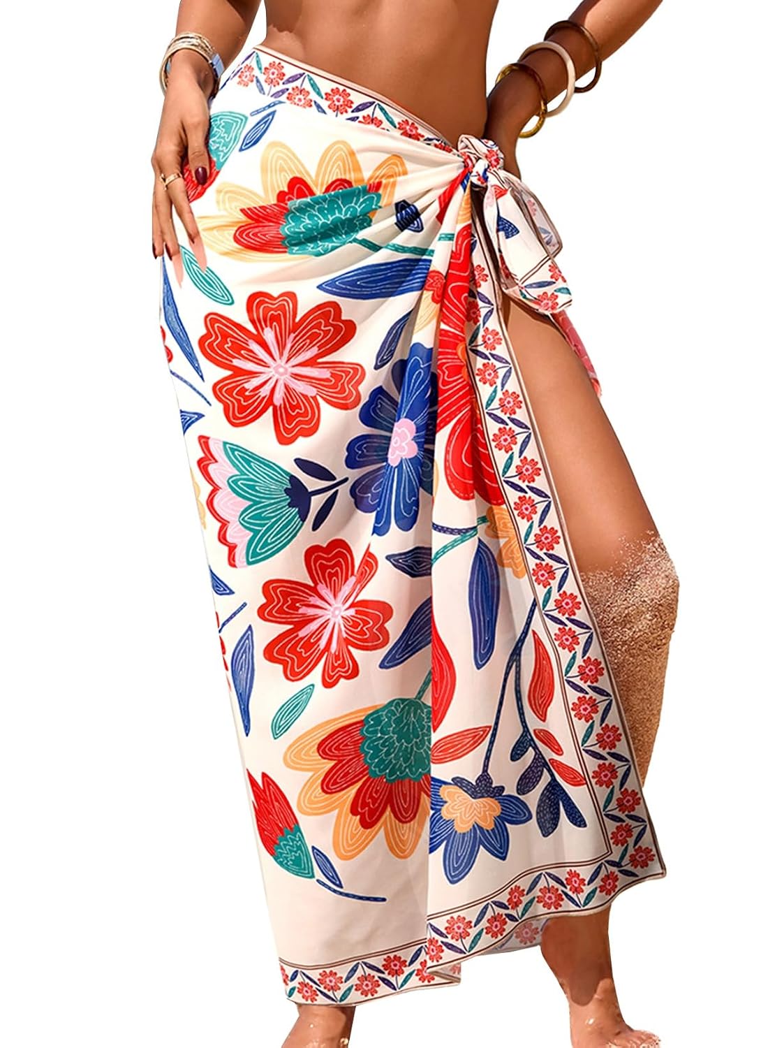 Herseas Sheer Chiffon Sarong Coverup