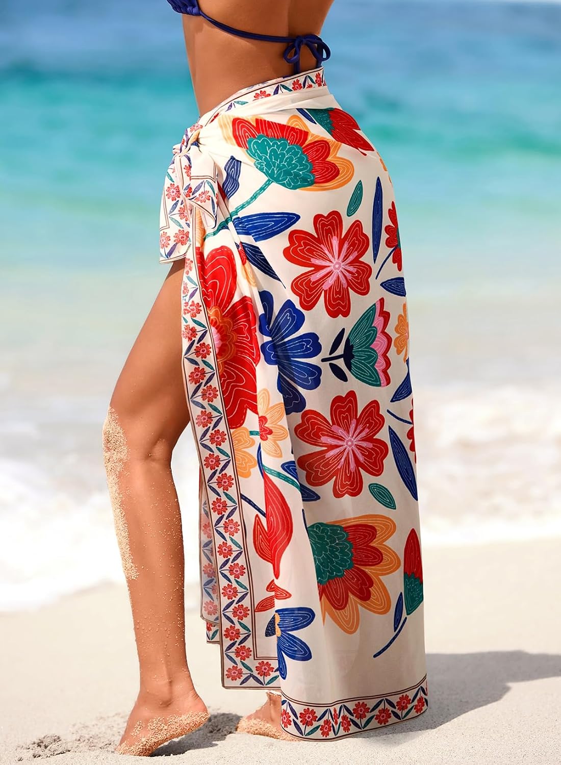 Herseas Sheer Chiffon Sarong Coverup — image 3