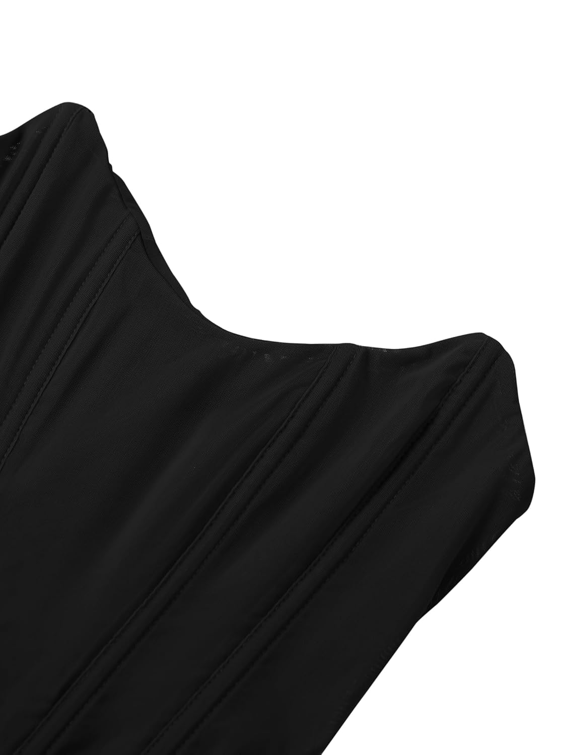 LovelyWholesale Women's Strapless Mesh Corset Bustier Top — image 4