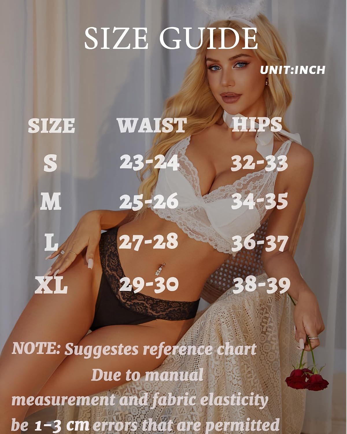 READY TO LOVE 9-Pack Cotton Lace Thongs — image 6