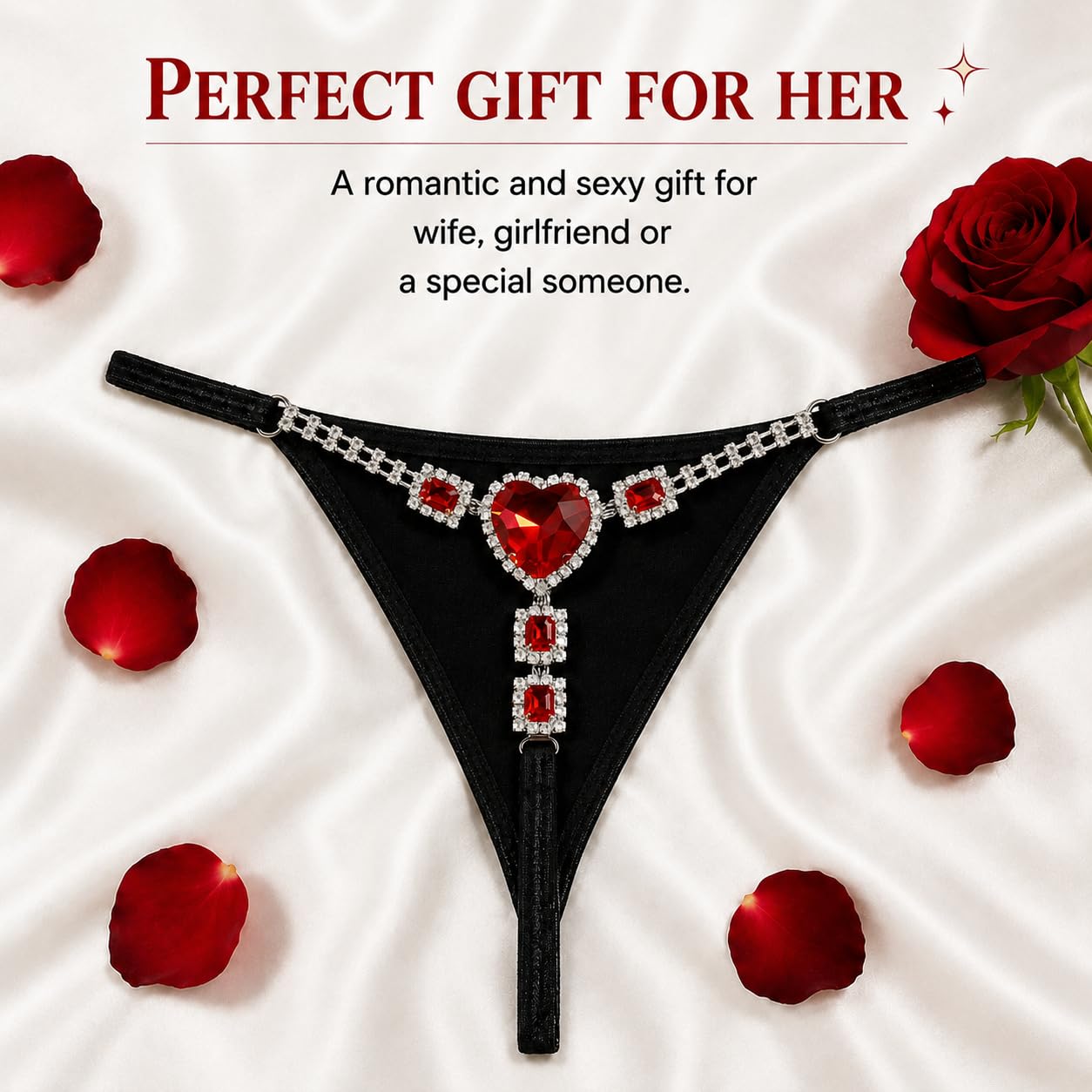 Elegant Rhinestone Panties with Adjustable Straps — image 5
