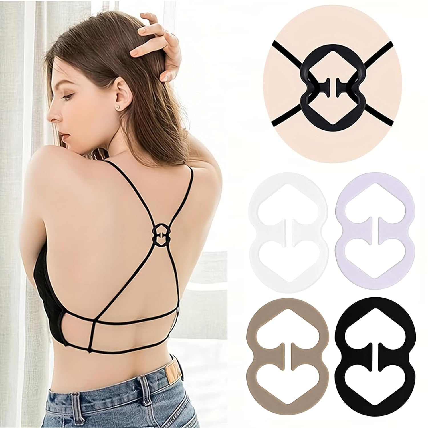 FIVEGOGO Bra Strap Clips Holders — image 3