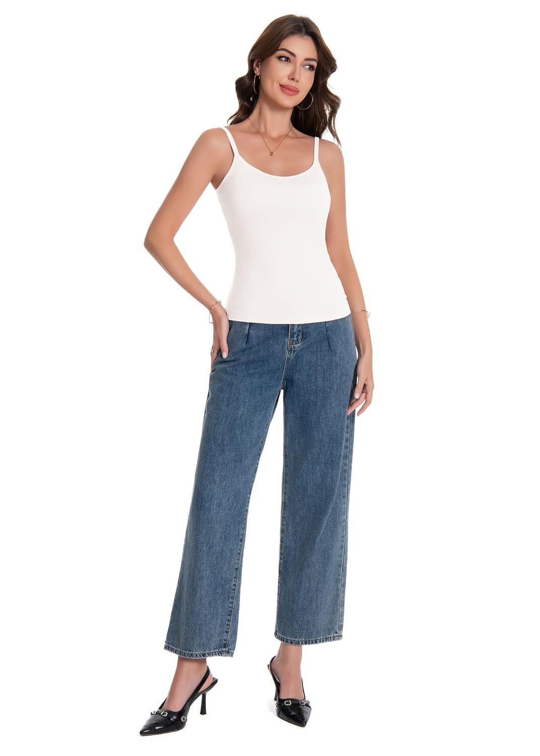 LuneNuelle Women's Padded Camisole Tank Top — image 4