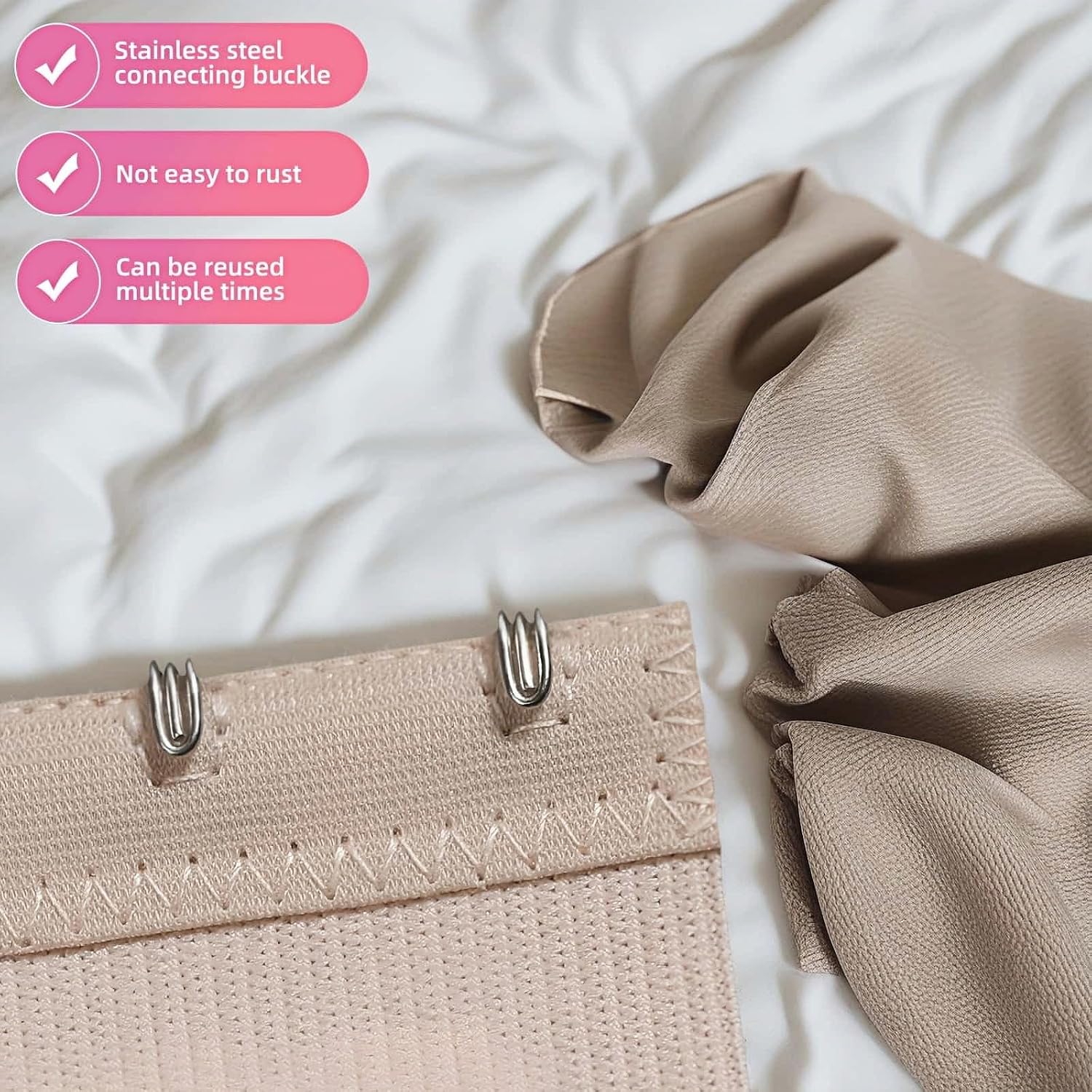BUBBLE-FLY Soft Cotton Bra Band Extenders — image 6