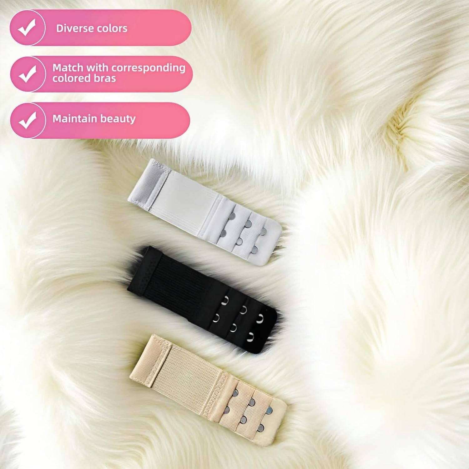 BUBBLE-FLY Soft Cotton Bra Band Extenders — image 9