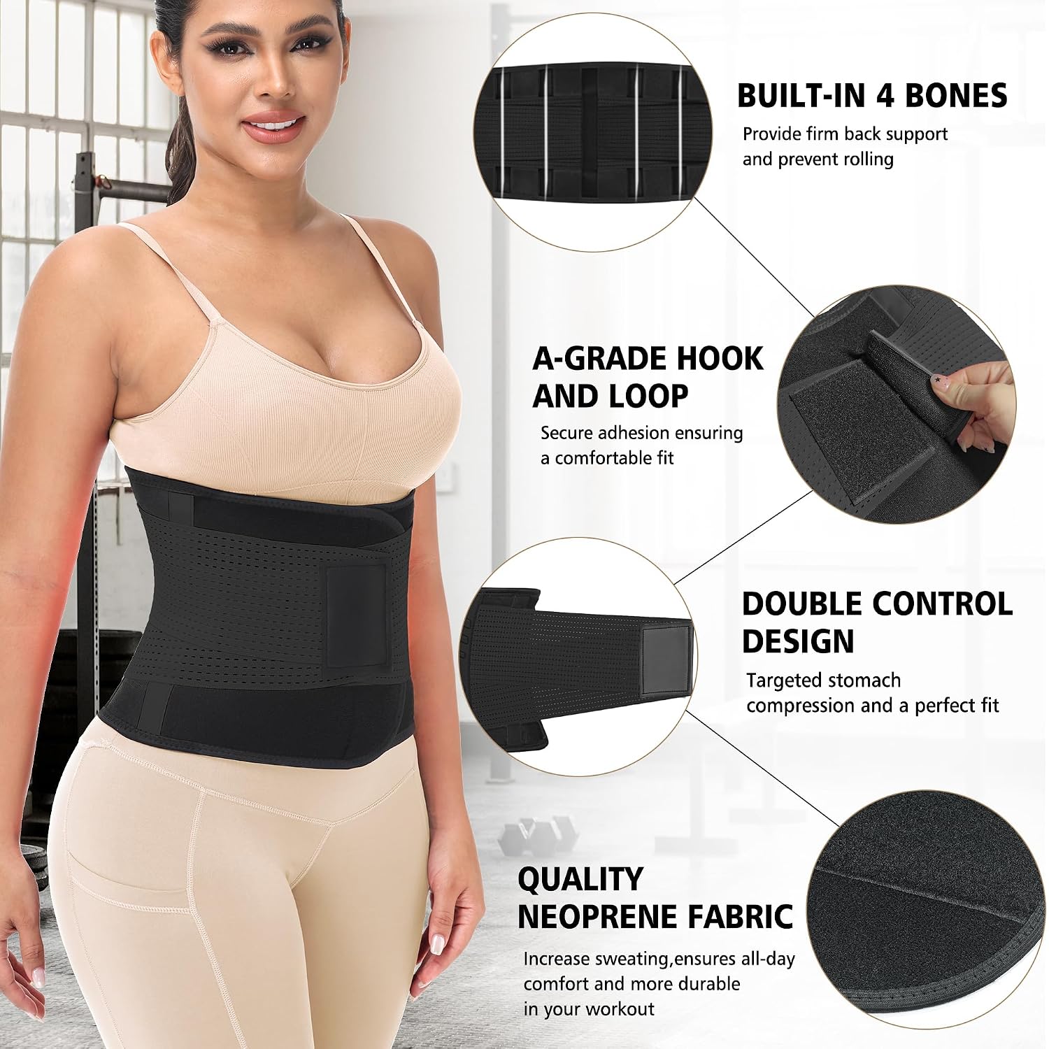 VITOMOR Waist Trainer Belt for Women Men — image 3