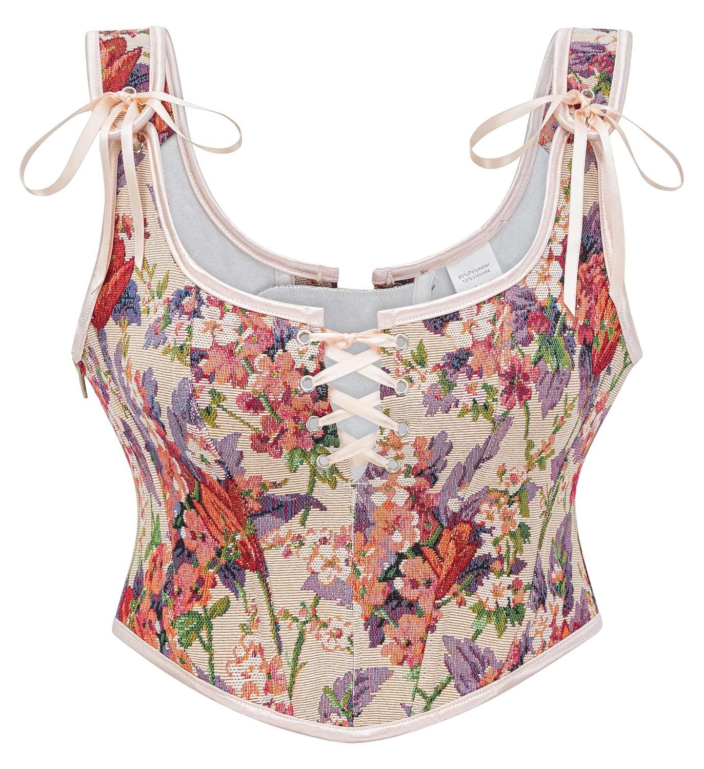 bslingerie Vintage Floral Lace Corset Top — image 2