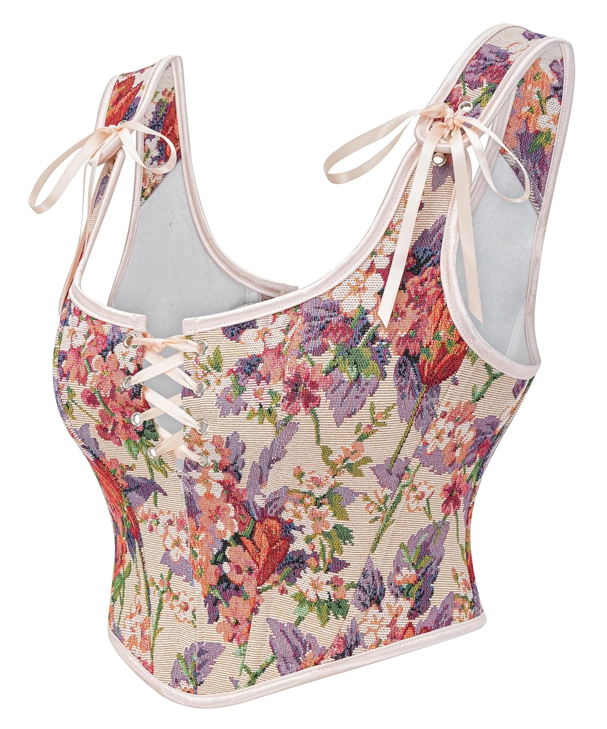 bslingerie Vintage Floral Lace Corset Top — image 3