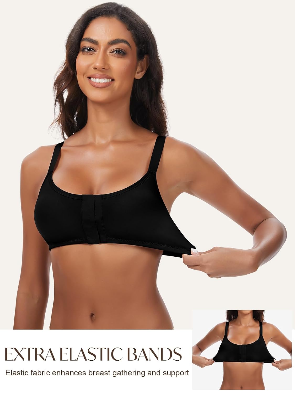 Leovqn Front Closure Surgical Compression Bra — image 4
