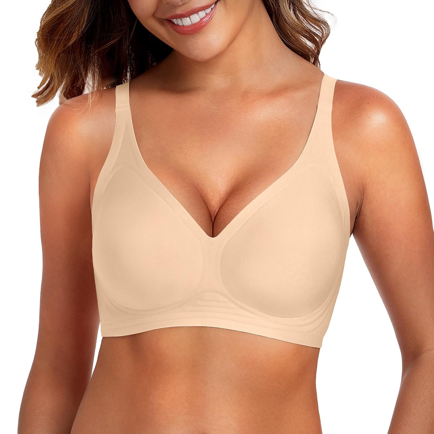 Seamless Wire-Free Push-Up Bra by DB MOON