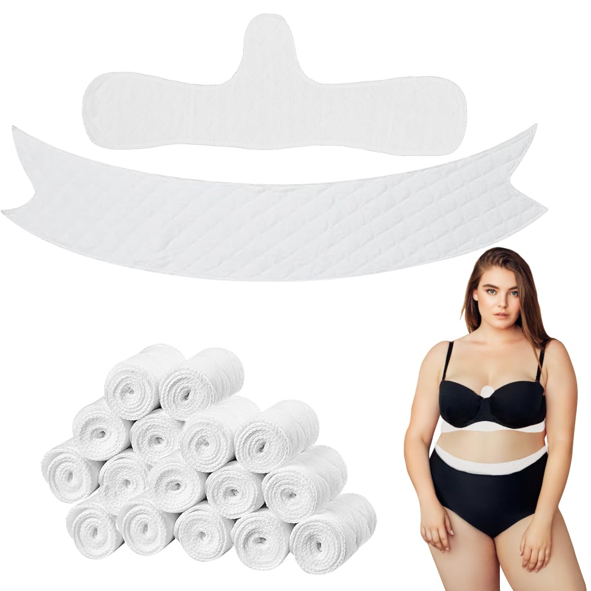 Nexstron 16-Pack Reusable Cotton Sweat Liners