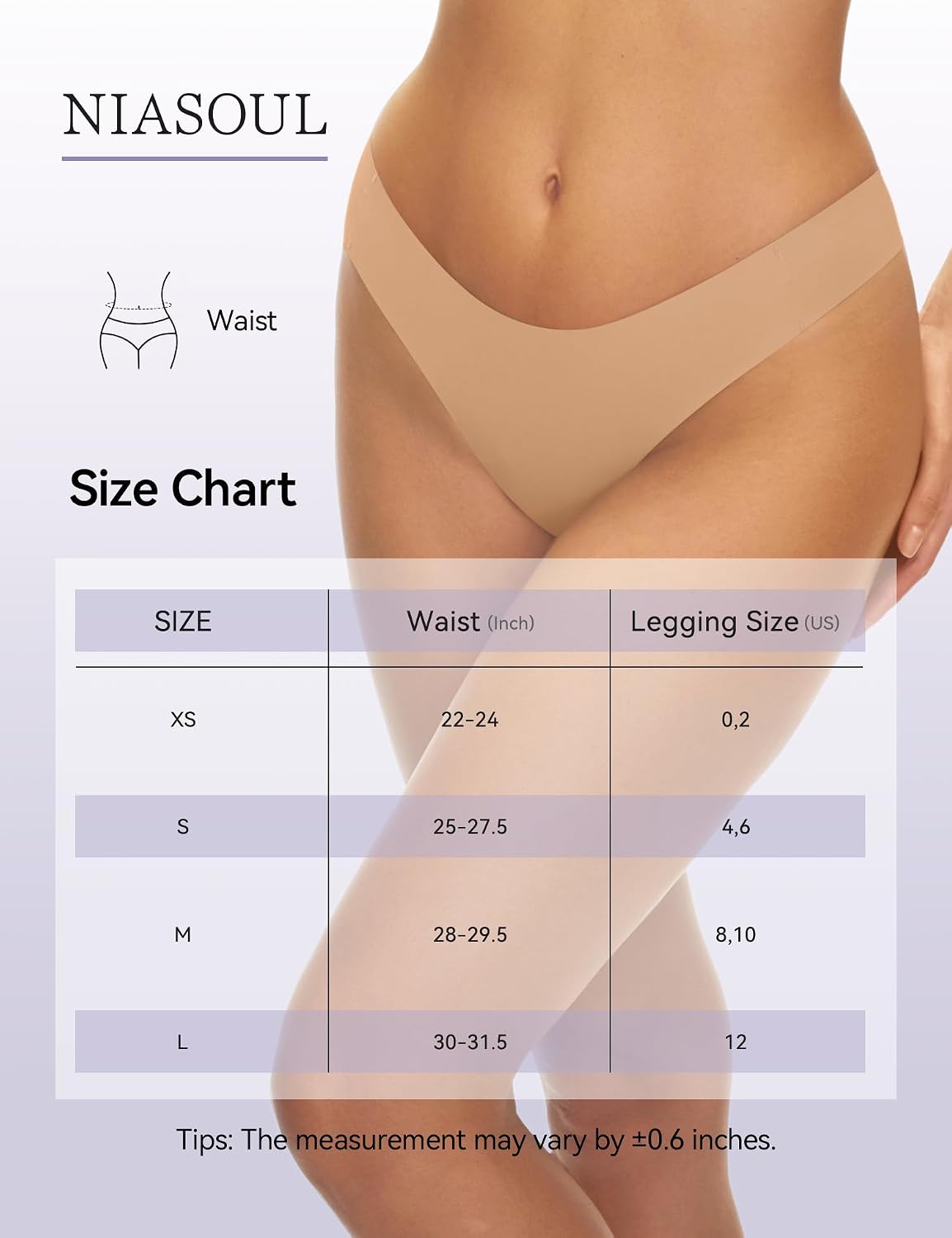 NIASOUL Seamless No-Show G-String Thong — image 6
