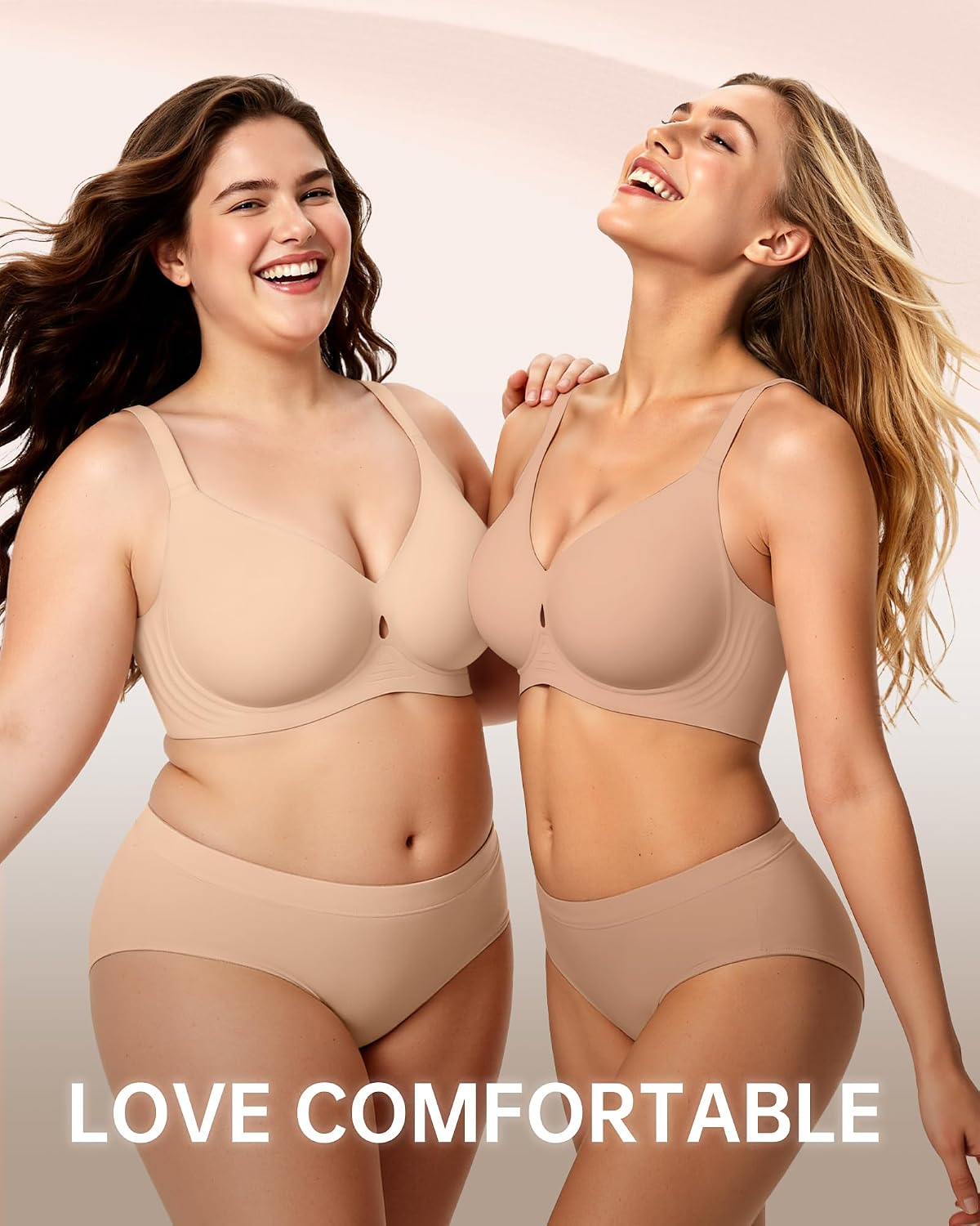 LetsJoli Women's Wireless Jelly Support Bra — image 6