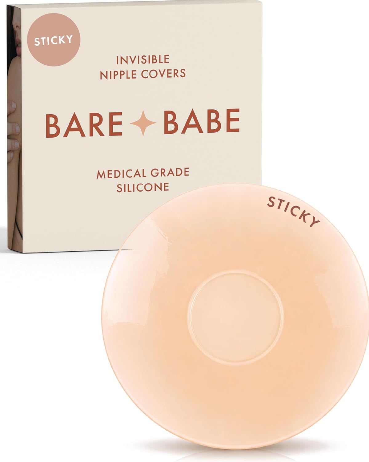 Bare Babe Reusable Silicone Nipple Covers
