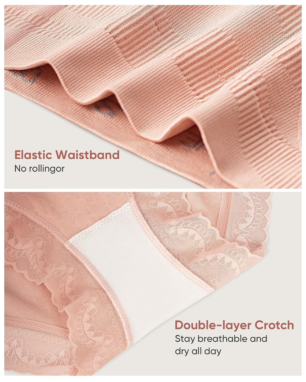 MIOTAN High Waisted Tummy Control Panties 4 Pack — image 5