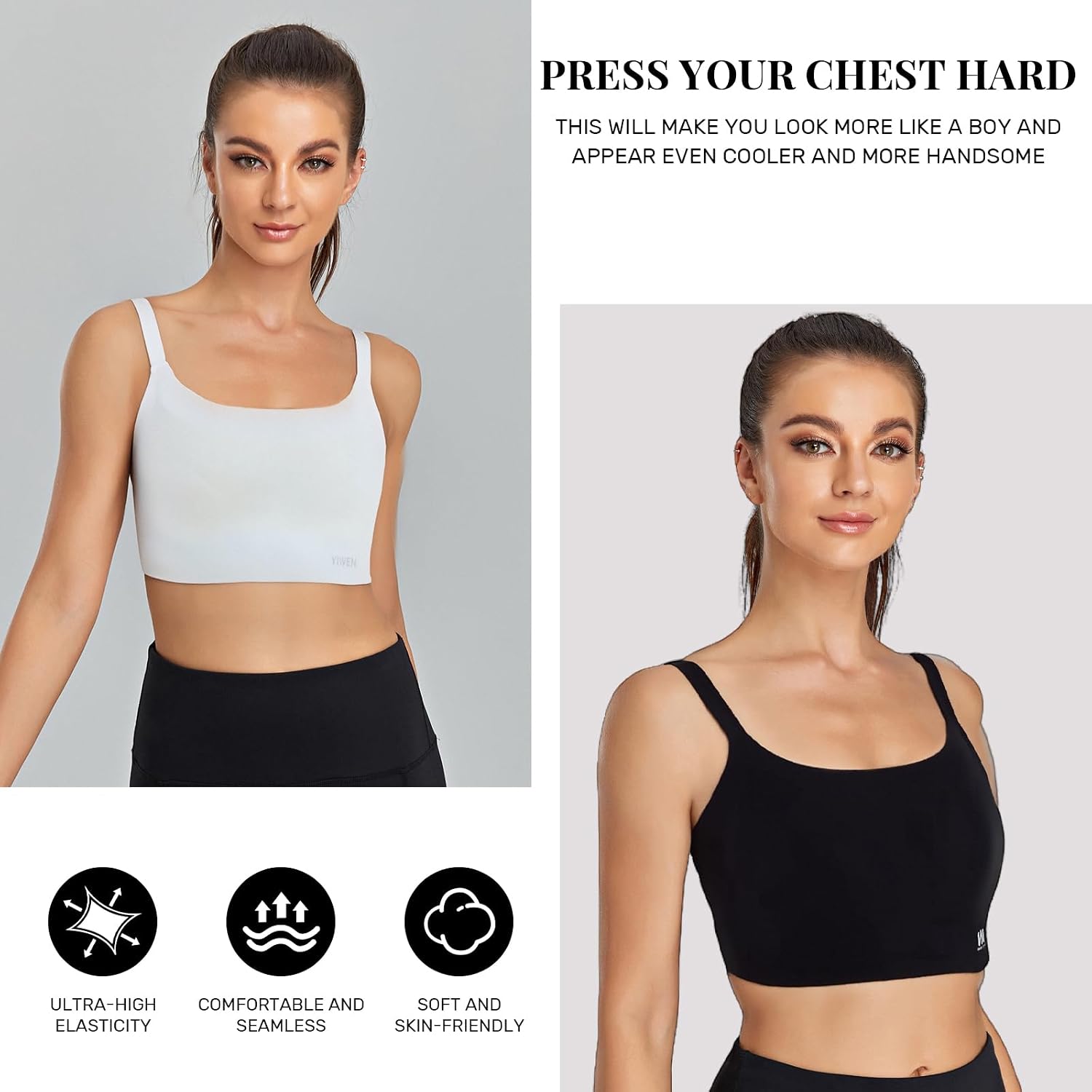 Tellive Adjustable FTM Chest Binder for Women — image 3