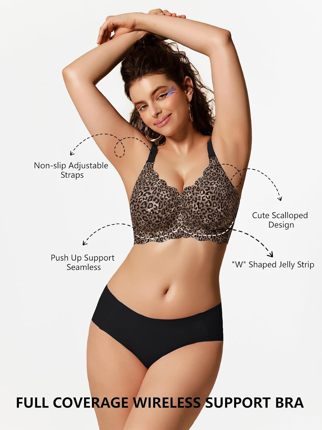 COCOMARTS Jelly Wireless Push Up Bra — image 4