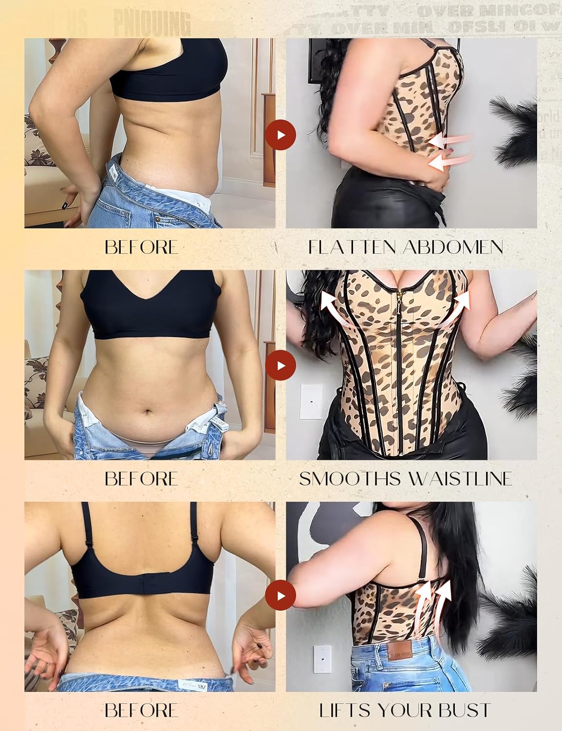 SHAPSHE Overbust Waist Trainer Corset for Women — image 4