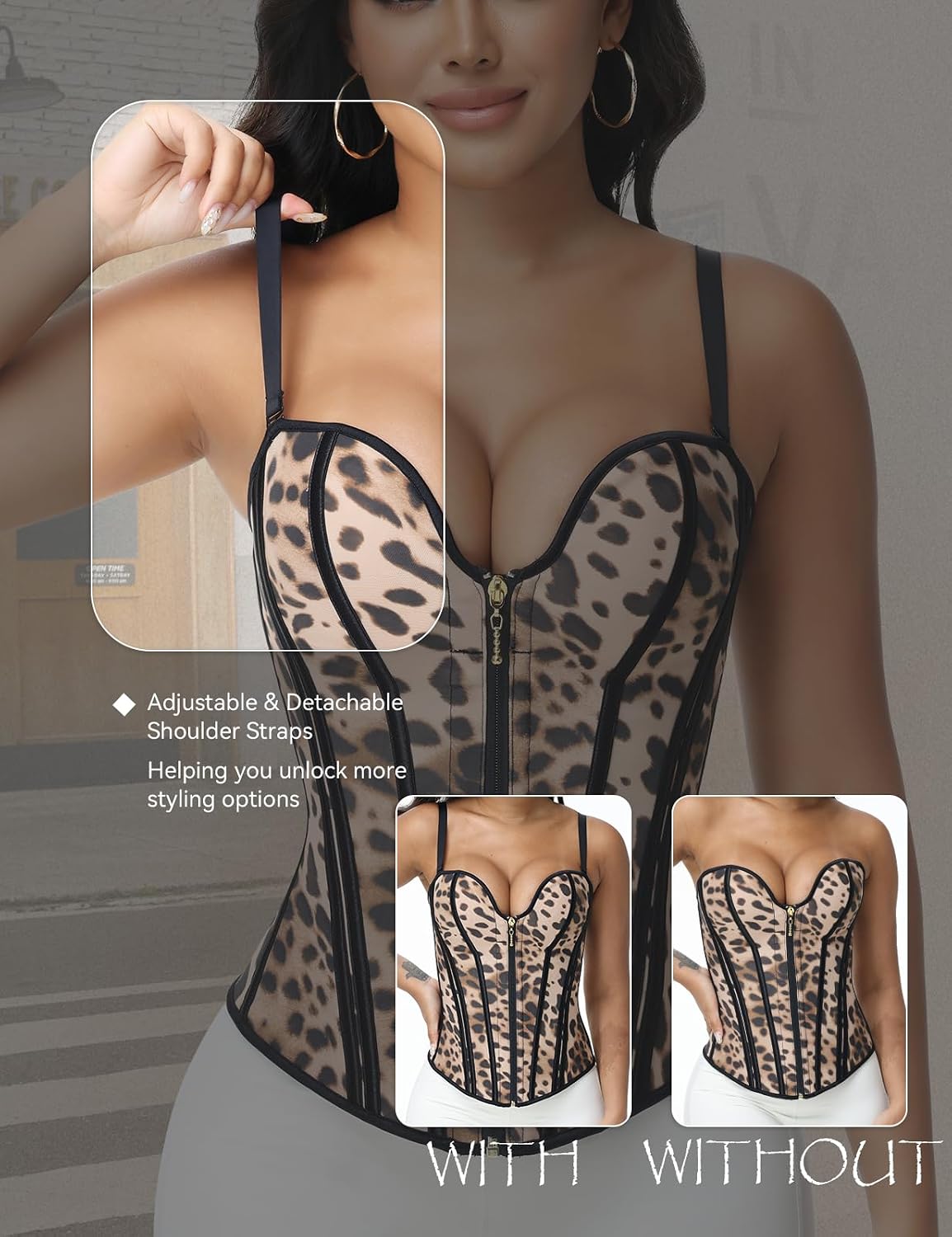 SHAPSHE Overbust Waist Trainer Corset for Women — image 7