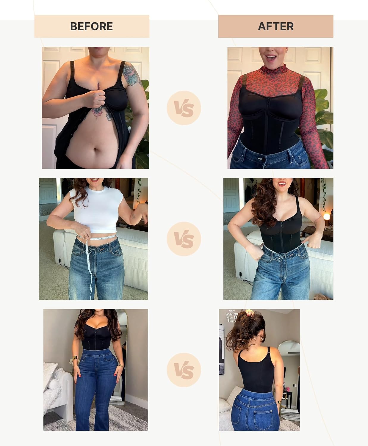 SHAPELLX Waist Trainer with Bra Corset — image 2