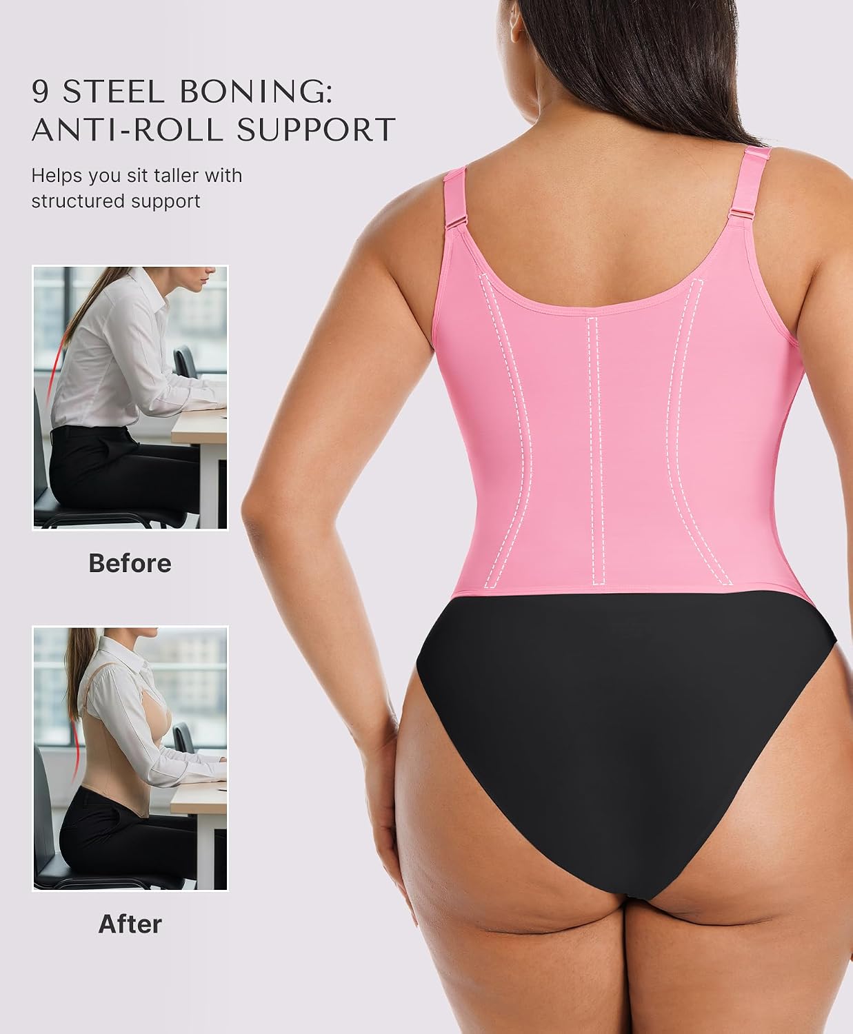 SHAPELLX Steel Boned Waist Trainer for Women — image 6