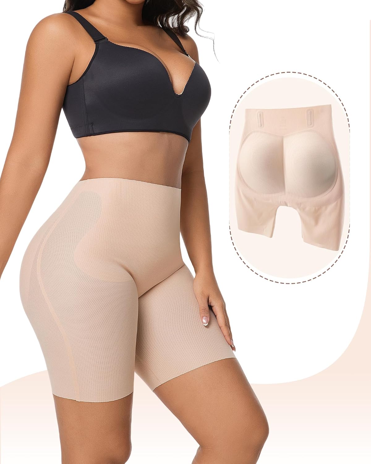 Aoeist Padded Butt Lifter Shapewear for Women — image 2