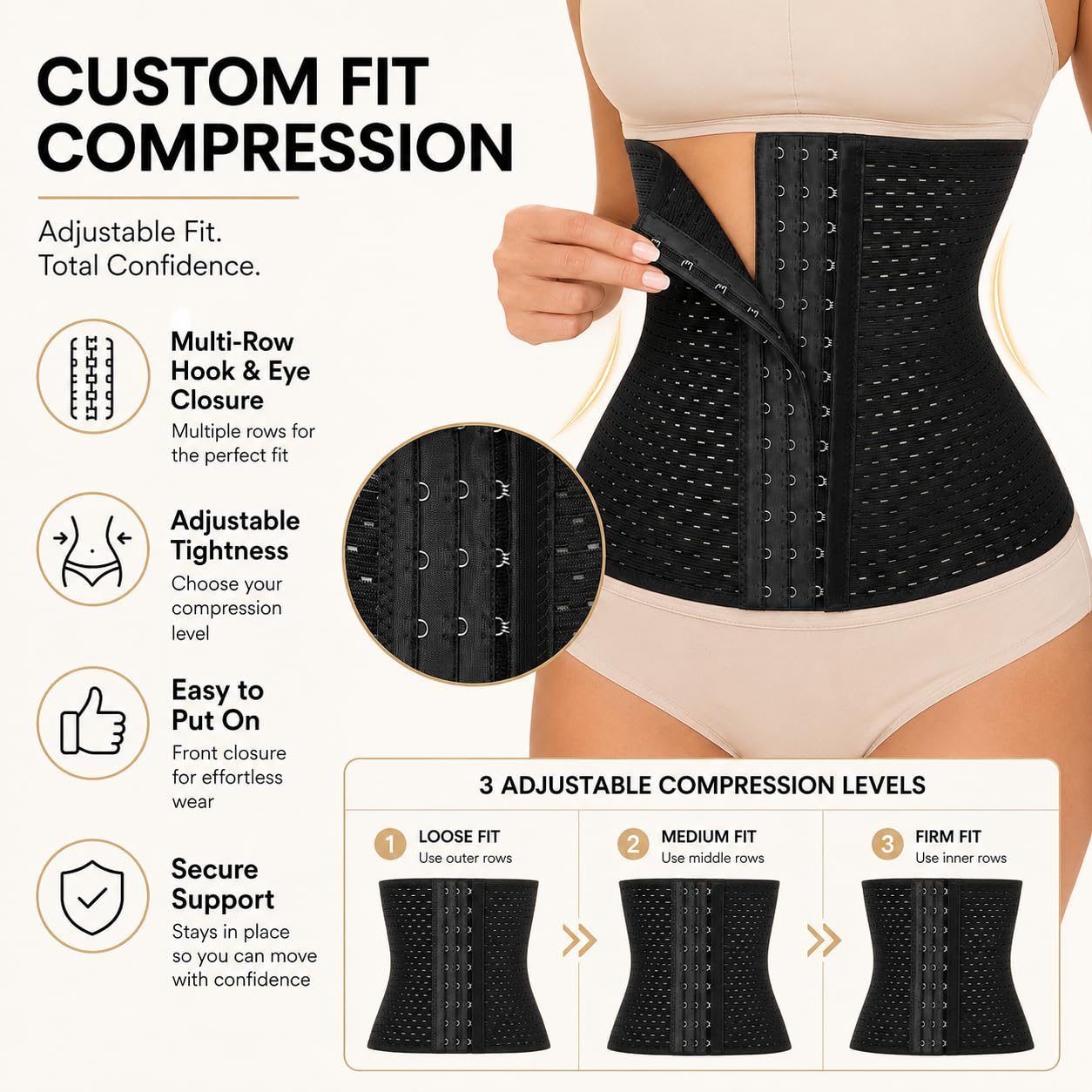 SAYFUT Women's Waist Cincher Shaper Belt — image 4