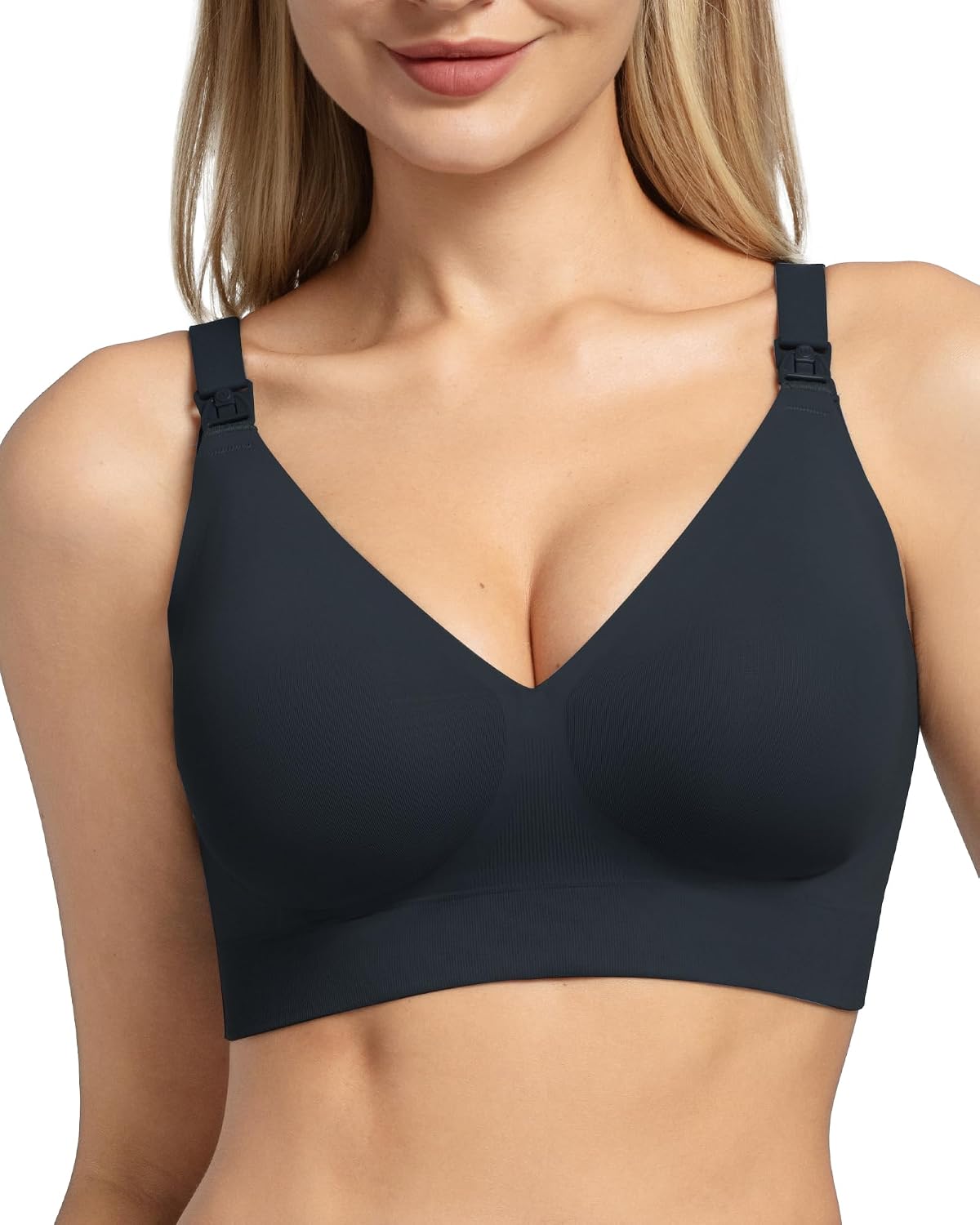 Momcozy CoolFit Seamless Wireless Nursing Bra