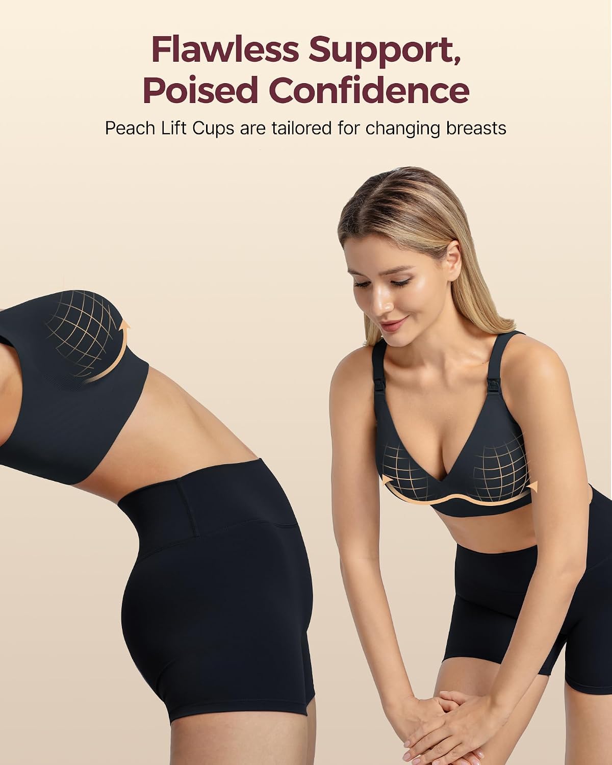 Momcozy CoolFit Seamless Wireless Nursing Bra — image 3