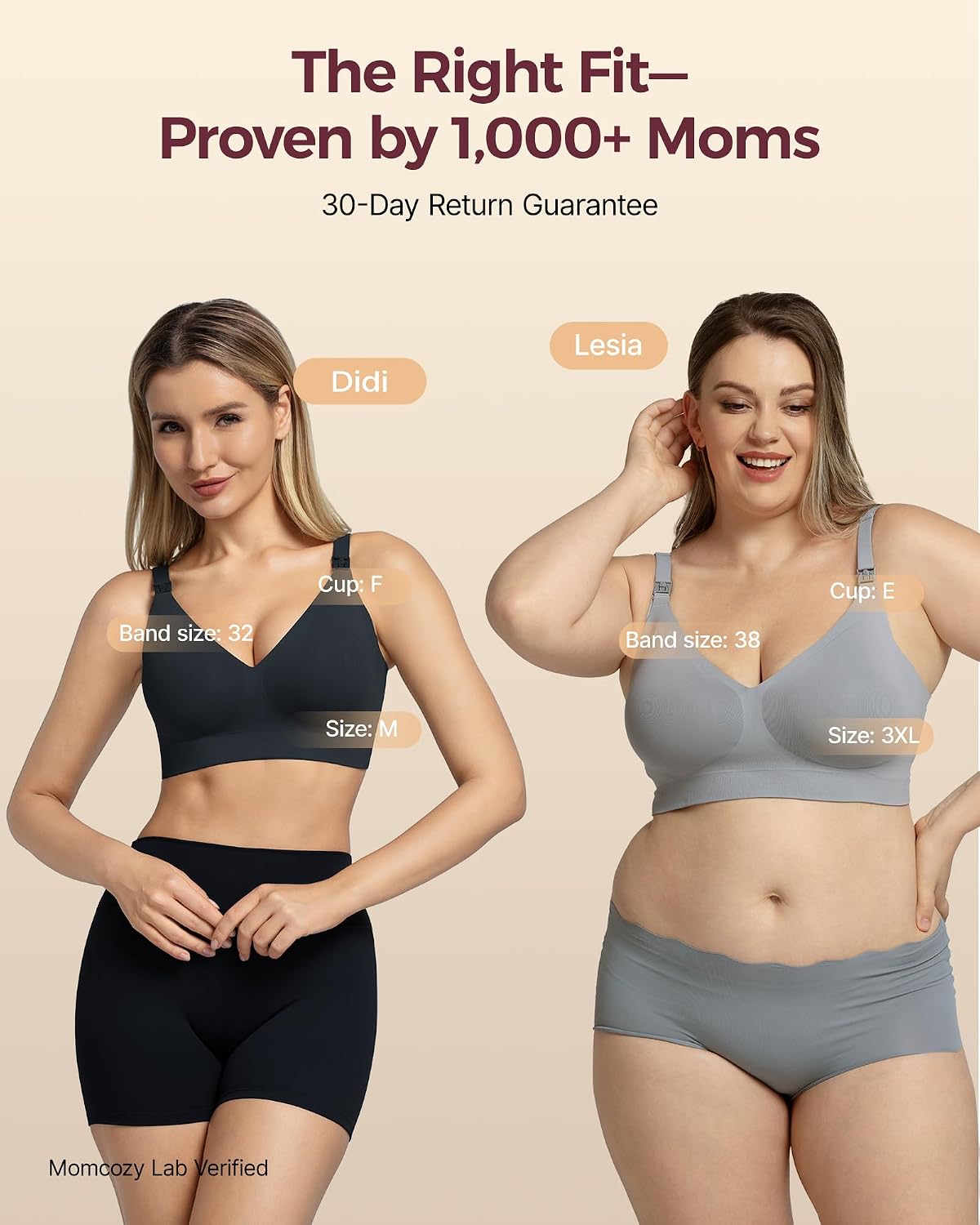 Momcozy CoolFit Seamless Wireless Nursing Bra — image 4